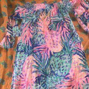 LILLY PULITZER OFF SHOULDER DRESS